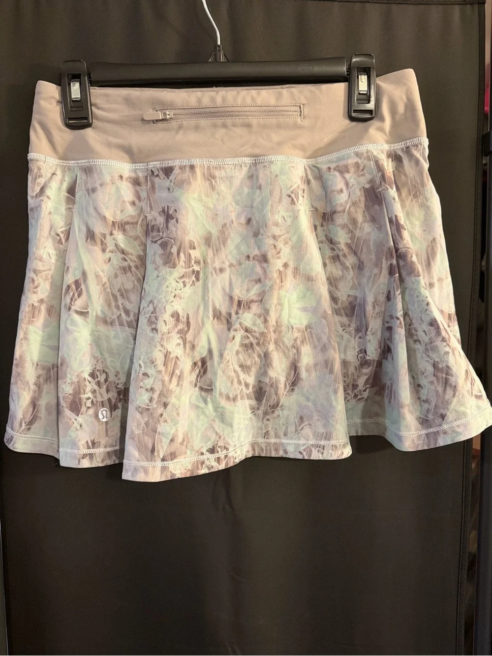 lululemon athletica Lavender and Beige Abstract Skater Skirt